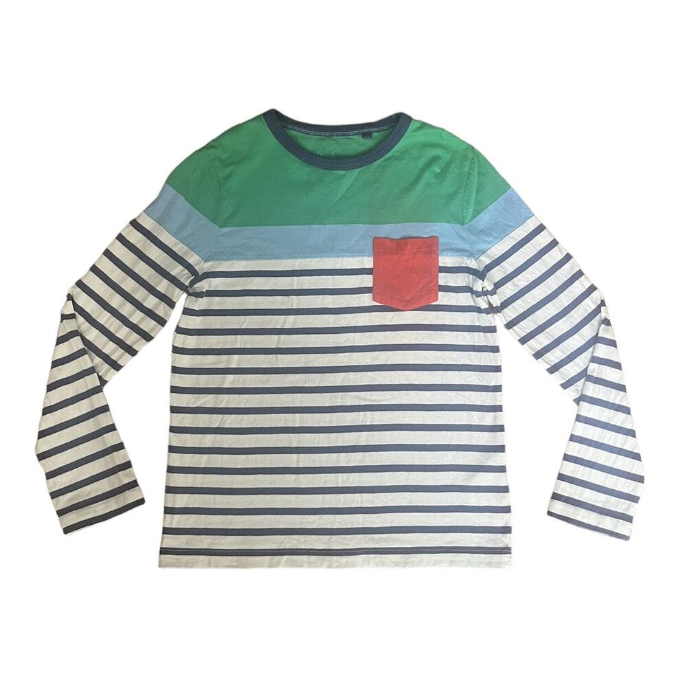 Boden (9|10y) Striped Pocket Tee